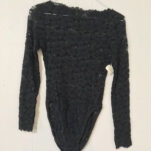 Black Lace Bodysuit